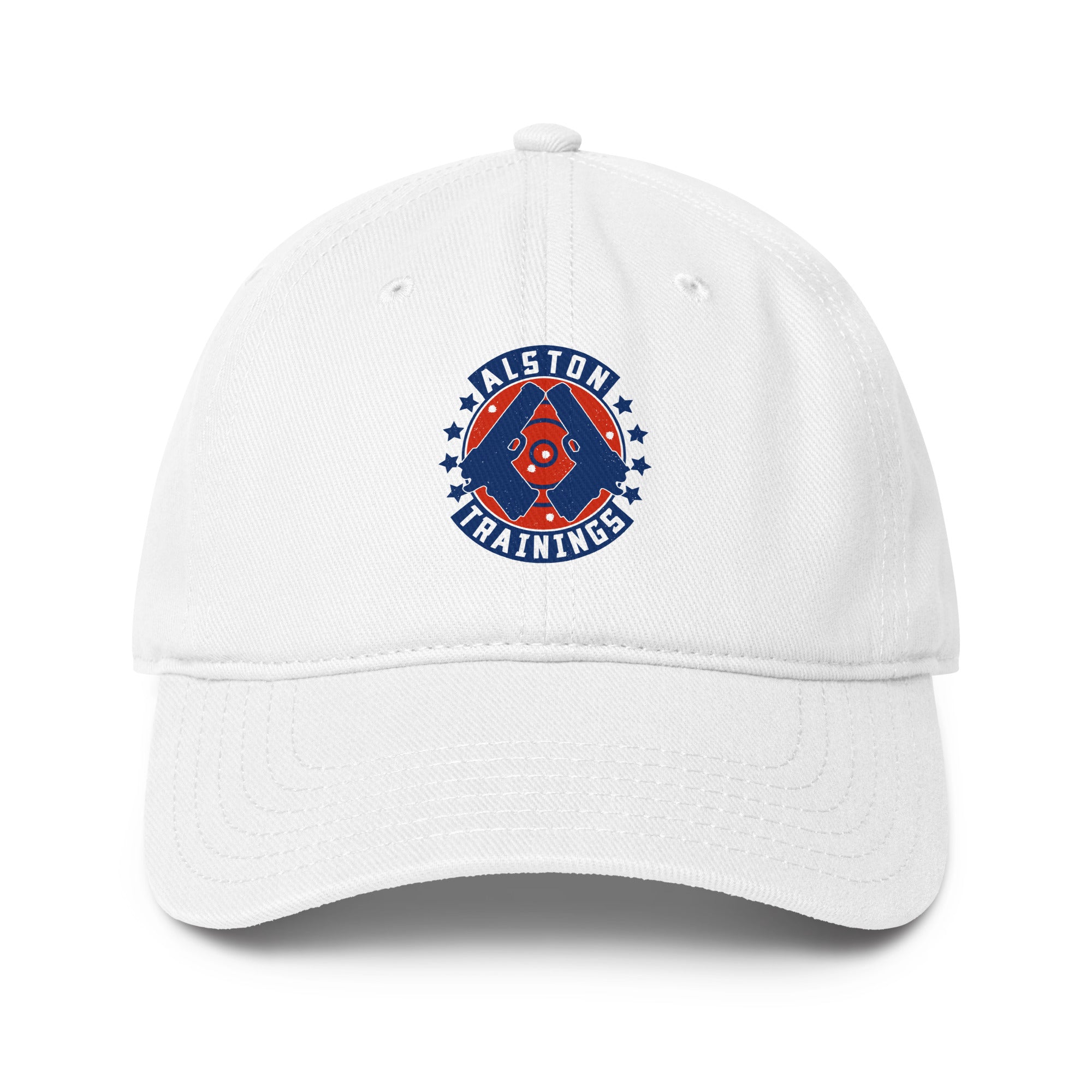 Low-Profile Baseball Cap (White Only) – Alston Trainings